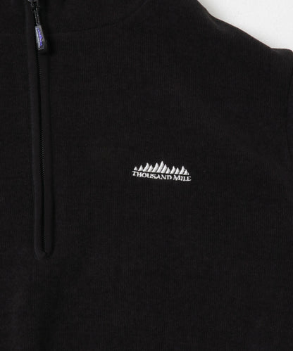 THOUSAND MILE×URBAN RESEARCH 聯名針織抓絨半拉鍊連帽衛衣