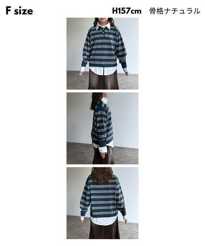 【ASUKA's企畫】假兩件拼接POLO衫