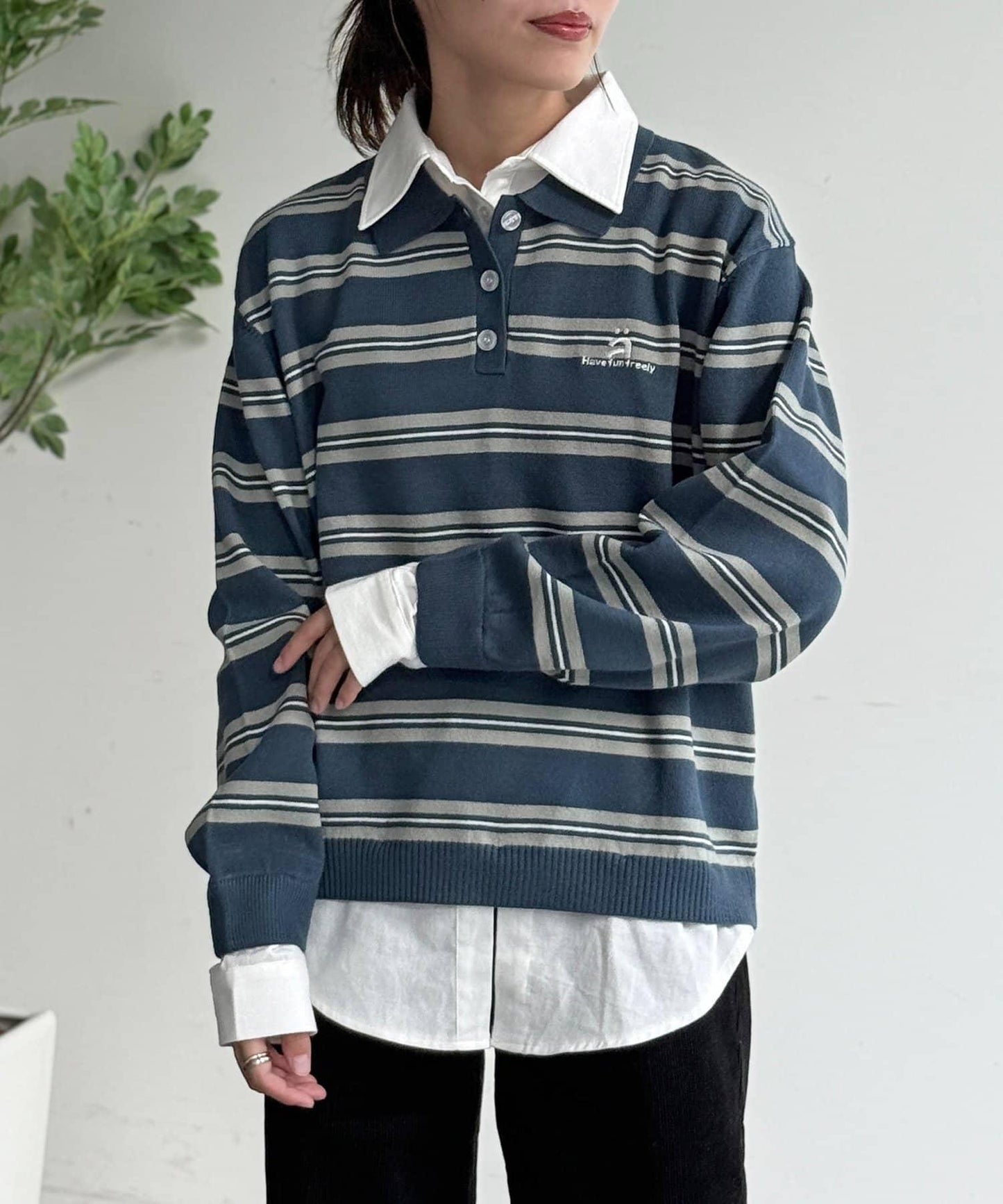 【ASUKA's企畫】假兩件拼接POLO衫