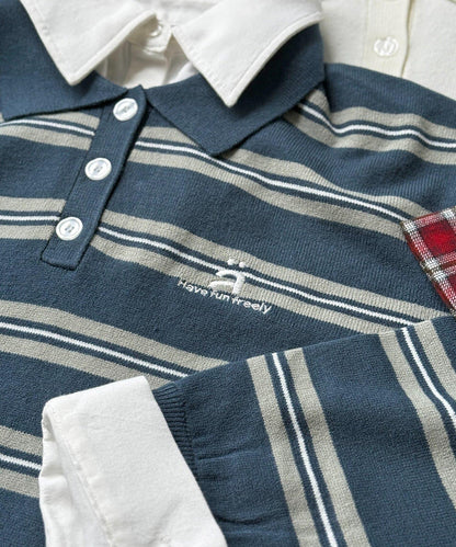 【ASUKA's企畫】假兩件拼接POLO衫