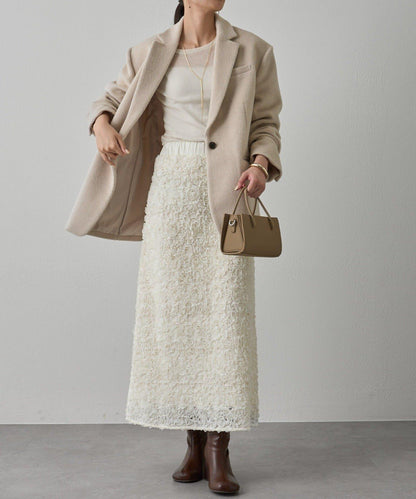 花卉圖案高腰傘裙