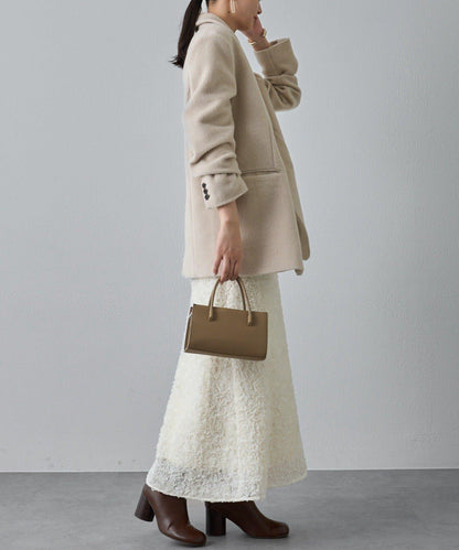 花卉圖案高腰傘裙