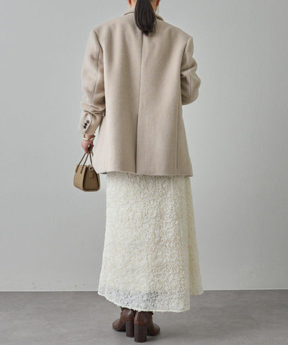 花卉圖案高腰傘裙