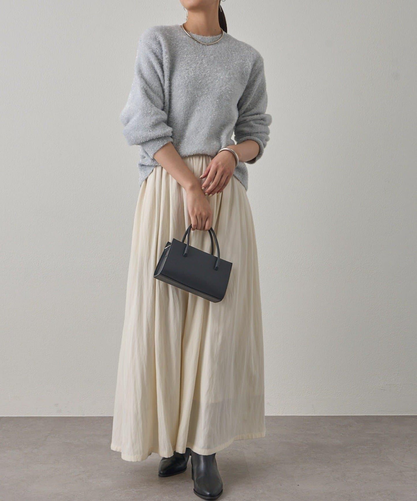 亮片針織套頭衫