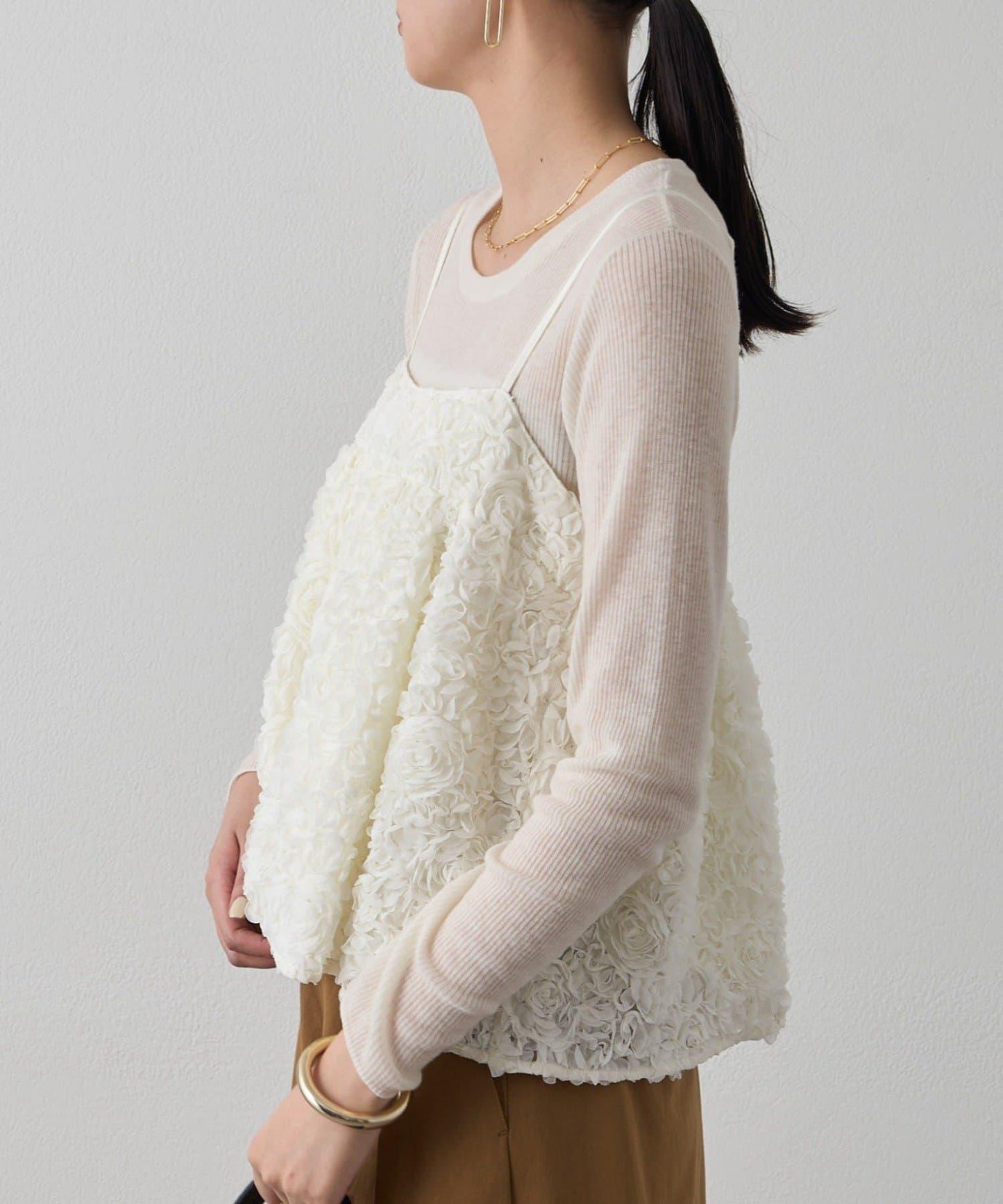 花卉圖案吊帶背心