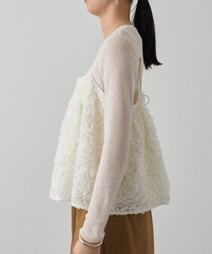 花卉圖案吊帶背心