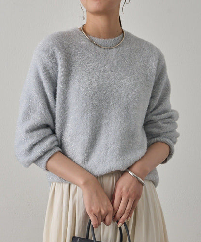 亮片針織套頭衫