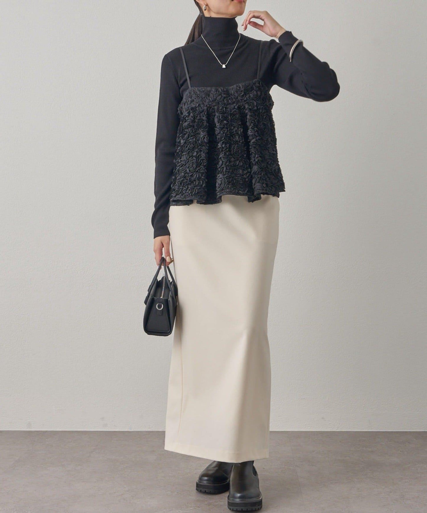 花卉圖案吊帶背心