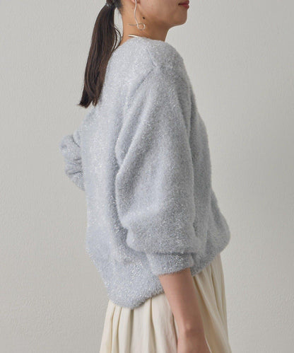 亮片針織套頭衫