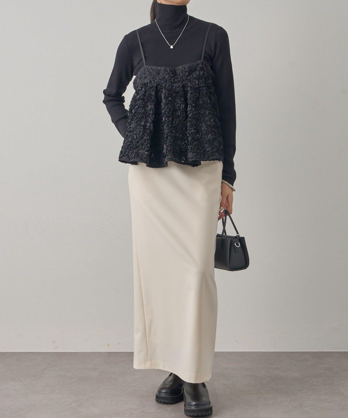 花卉圖案吊帶背心