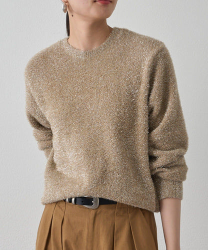 亮片針織套頭衫