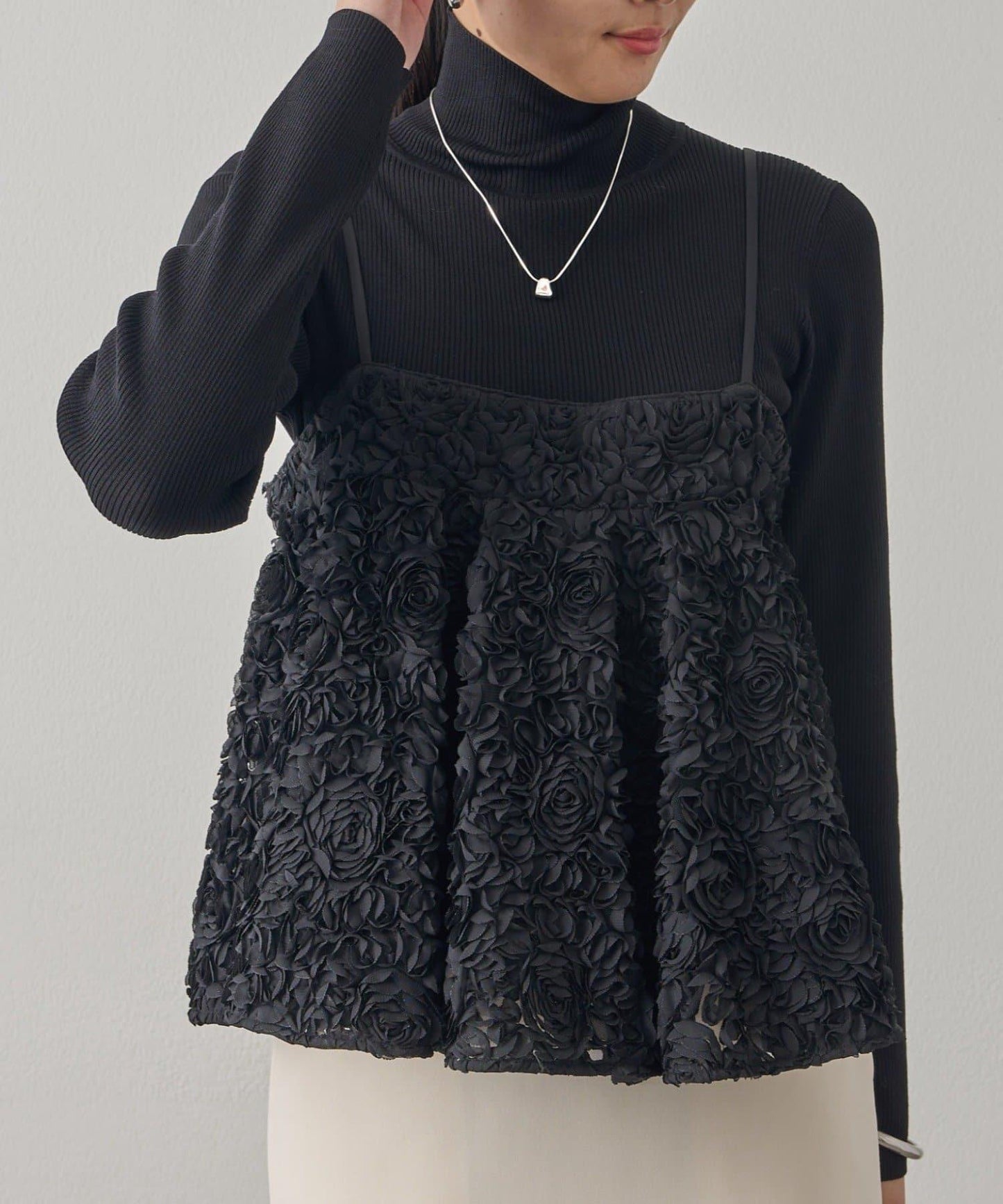 花卉圖案吊帶背心