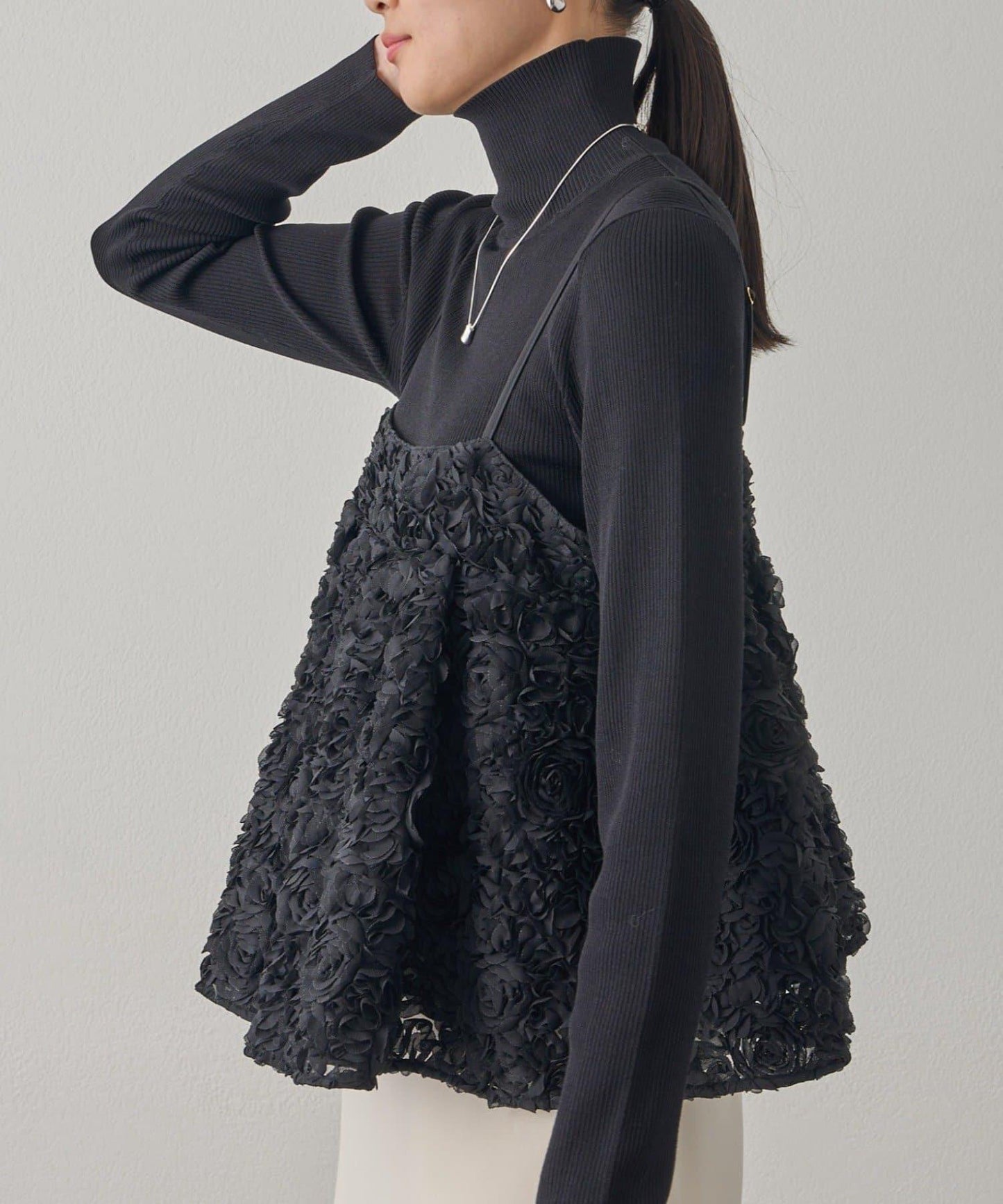 花卉圖案吊帶背心