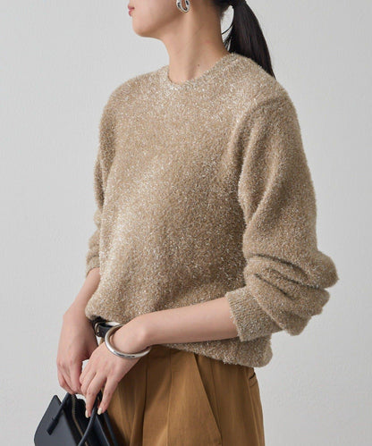 亮片針織套頭衫