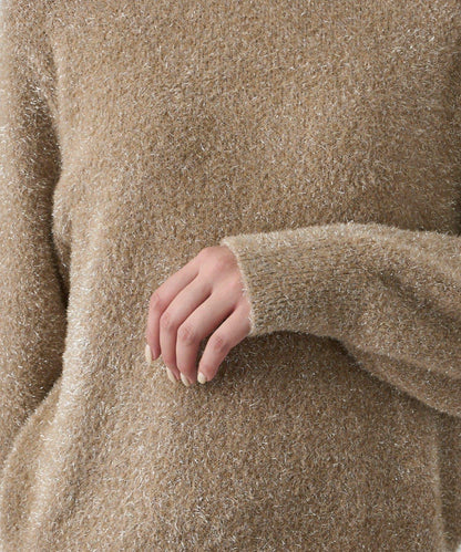 亮片針織套頭衫