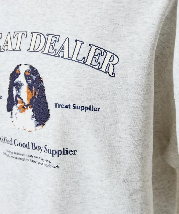 毛圈繡狗狗&貓咪衛衣套頭衫