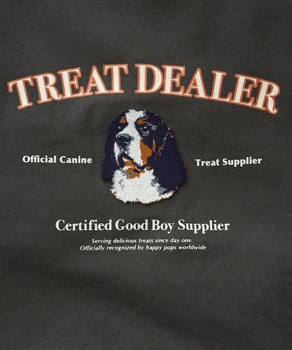 毛圈繡狗狗&貓咪衛衣套頭衫