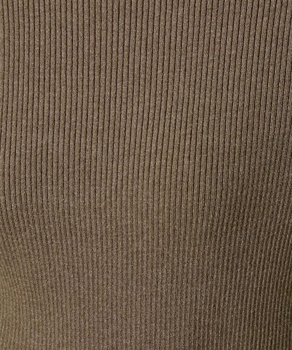 吸溼發熱羅紋圓領針織套頭衫