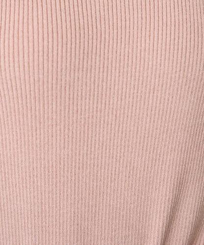 吸溼發熱羅紋圓領針織套頭衫