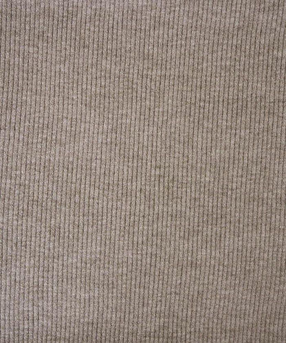 吸溼發熱羅紋圓領針織套頭衫