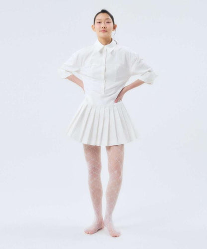 花卉提花蕾絲襪