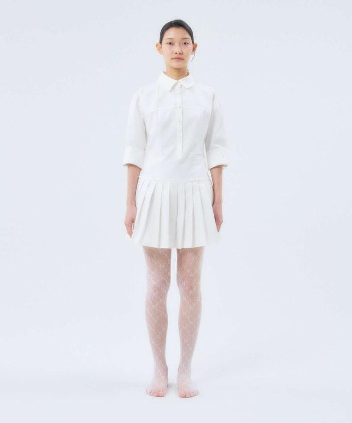 花卉提花蕾絲襪