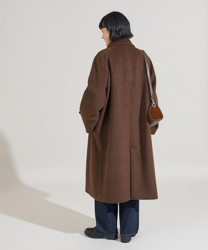 ＜有小個子尺碼＞羊毛長款大衣