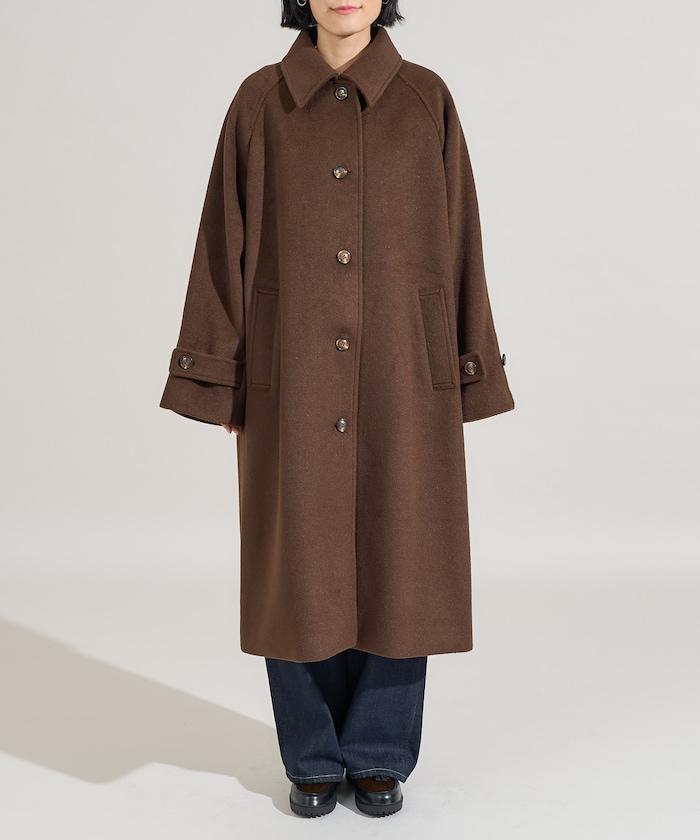 ＜有小個子尺碼＞羊毛長款大衣