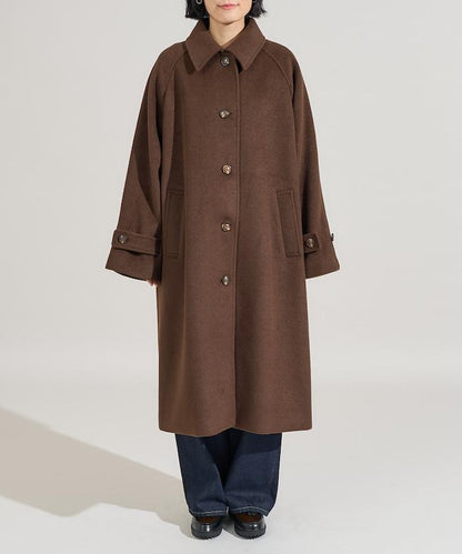 ＜有小個子尺碼＞羊毛長款大衣