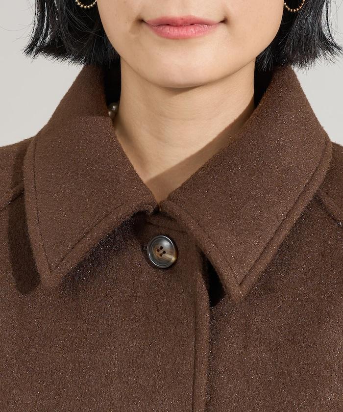 ＜有小個子尺碼＞羊毛長款大衣