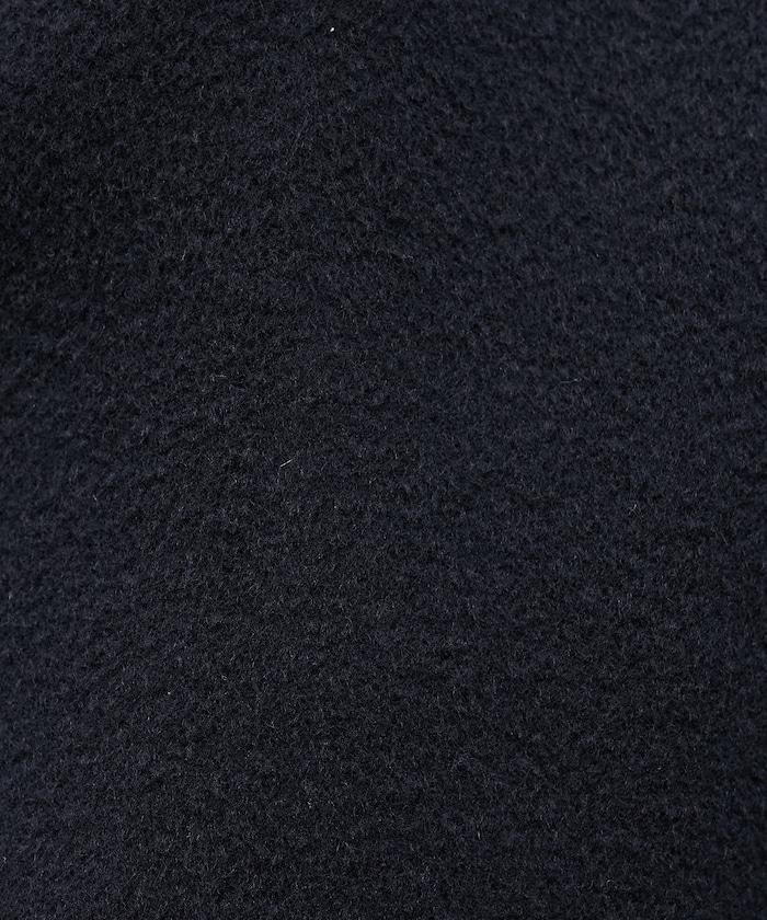 海狸毛中長款大衣/夾克大衣