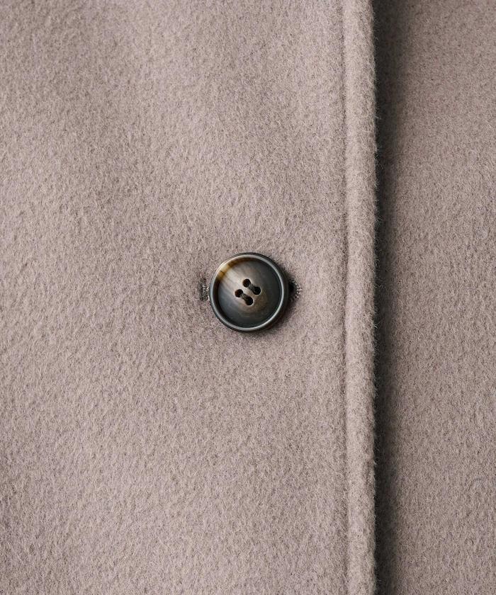 海狸毛中長款大衣/夾克大衣