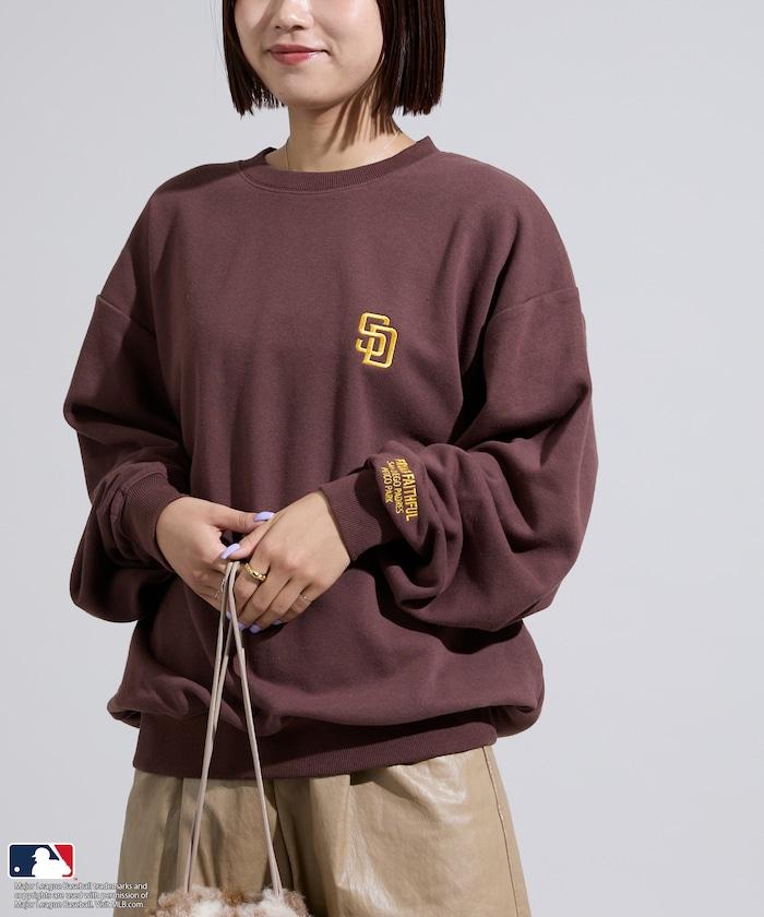 MLB 刺繡圓領衛衣