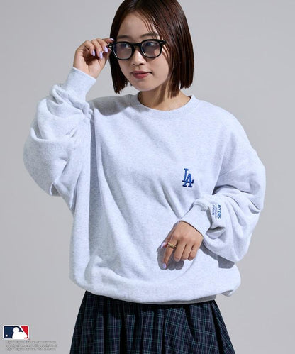 MLB 刺繡圓領衛衣