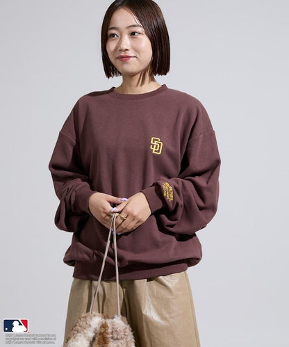 MLB 刺繡圓領衛衣