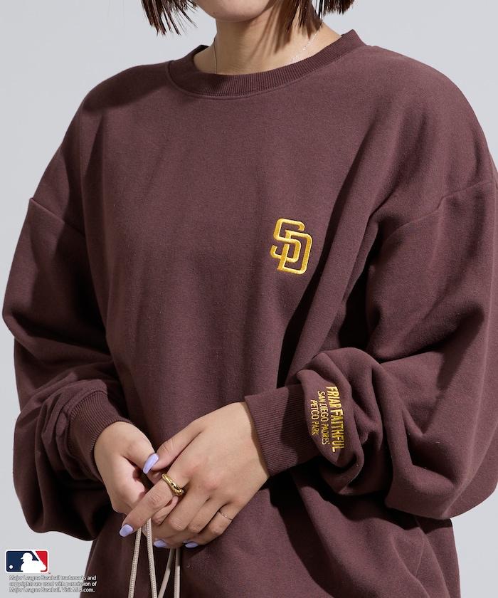 MLB 刺繡圓領衛衣