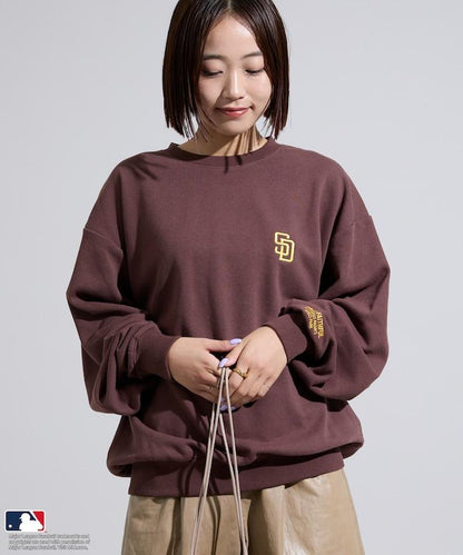 MLB 刺繡圓領衛衣