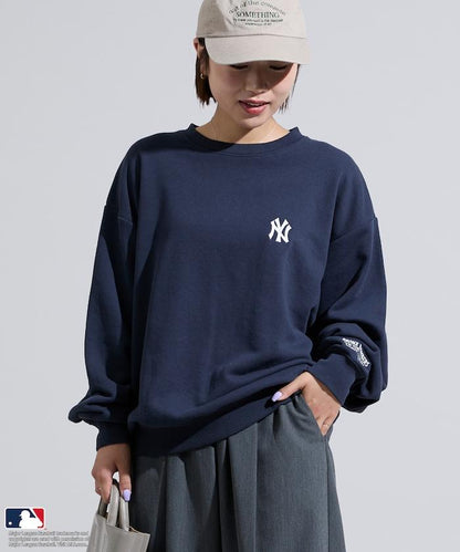 MLB 刺繡圓領衛衣