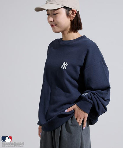 MLB 刺繡圓領衛衣