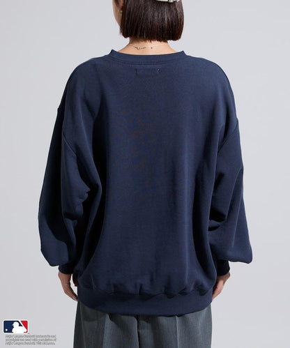 MLB 刺繡圓領衛衣