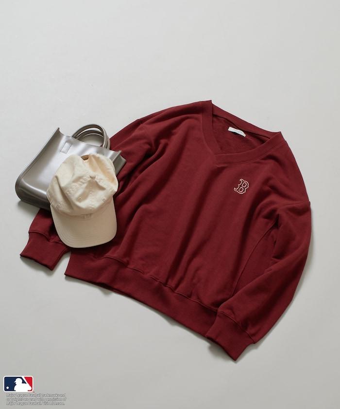 MLB V領背部標誌衛衣