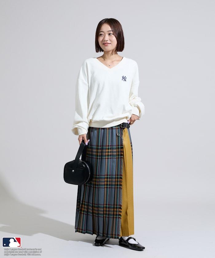 MLB V領背部標誌衛衣