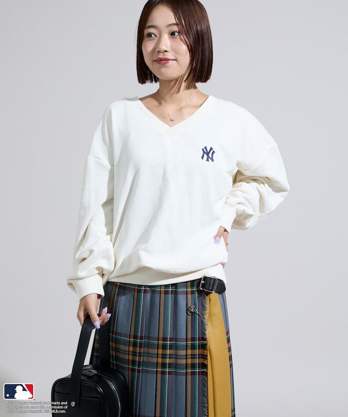 MLB V領背部標誌衛衣