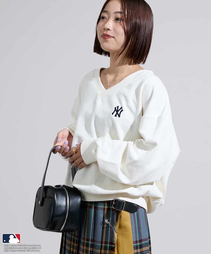 MLB V領背部標誌衛衣