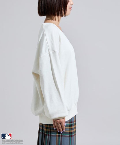 MLB V領背部標誌衛衣