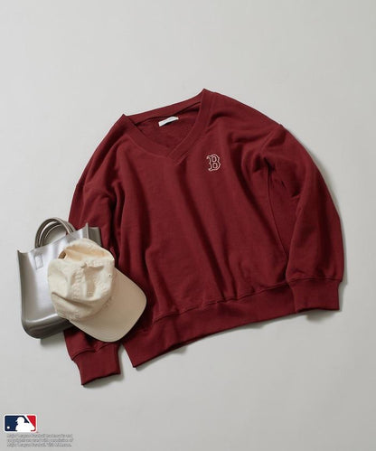 MLB V領背部標誌衛衣