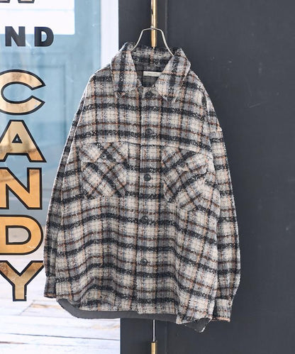 CPO格紋襯衫夾克