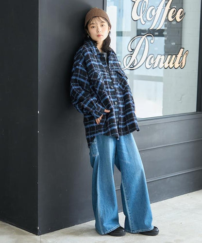 CPO格紋襯衫夾克