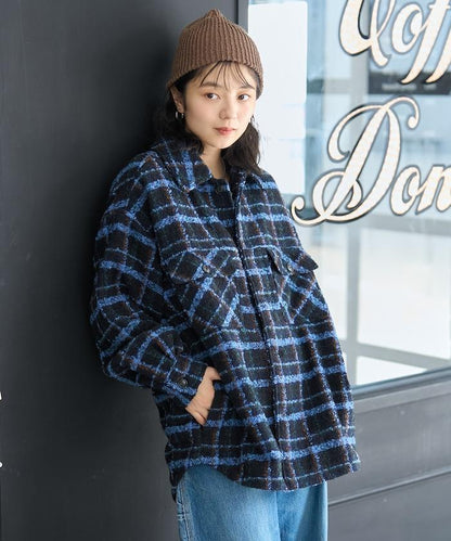 CPO格紋襯衫夾克