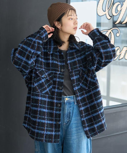CPO格紋襯衫夾克